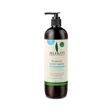 Sukin Botanical Body Wash - Lime and Coconut - 500mL